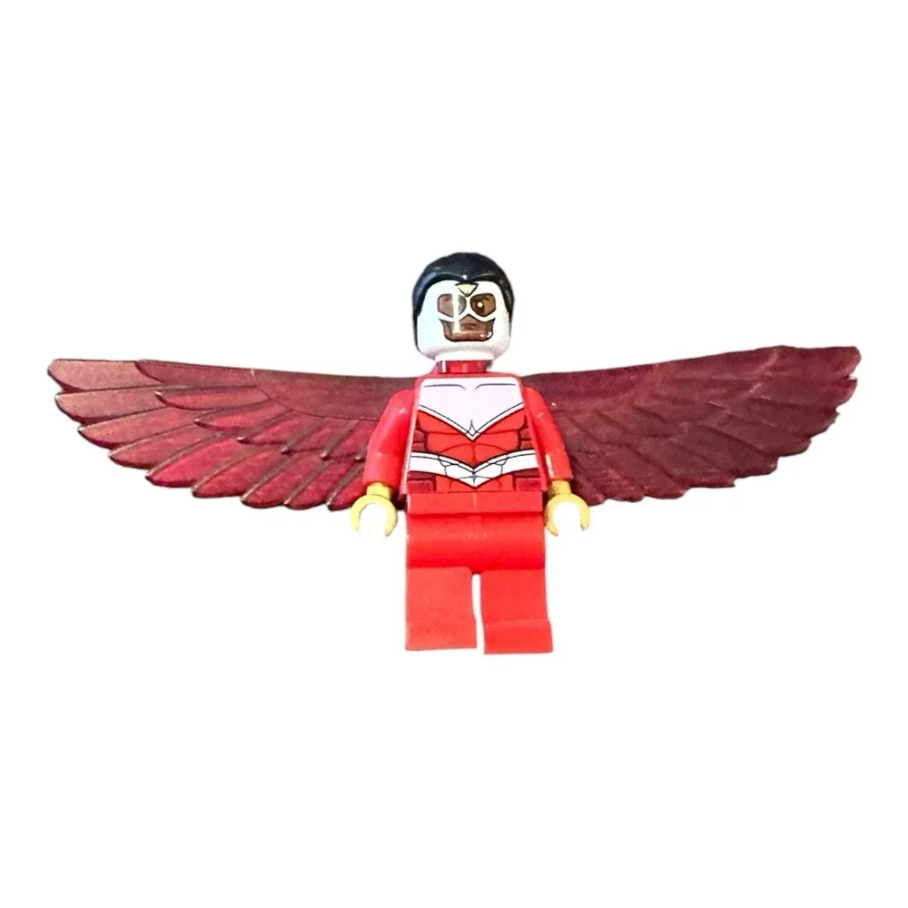 LEGO Falcon Minifigure - Marvel Comics Super Heroes (Joaquin Torres) Red Wings